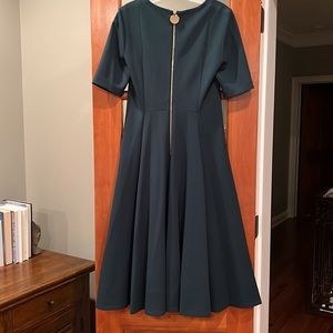 Calvin Klein Emerald Green Short Sleeve Dress